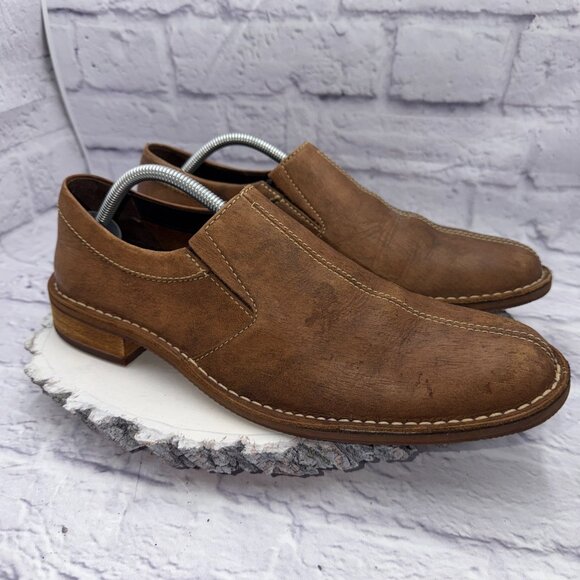 COLE HAAN Dryden Slip On Loafers Brown Leather Shoes Men’s Size 10 M - C10323 main image 6